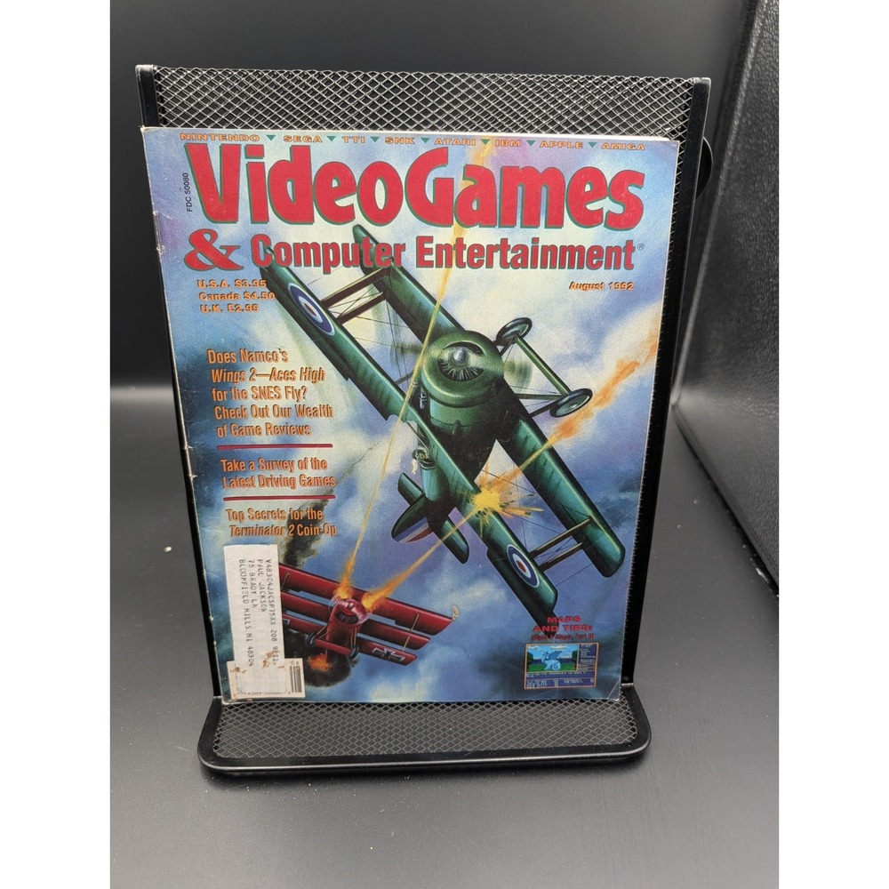 Video Games & Computer Entertainment Magazine September 1992 Dungeon Master SNES